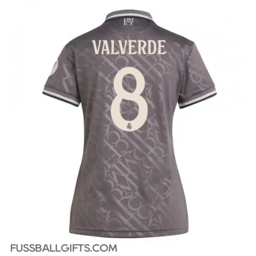 Real Madrid Federico Valverde #8 Fußballbekleidung 3rd trikot Damen 2024-25 Kurzarm